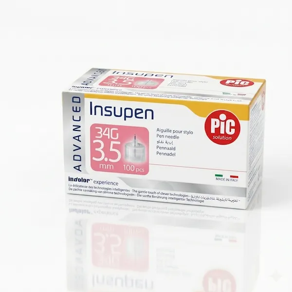 Pic Solution Insupen 胰島素針頭 34G x 3.5mm