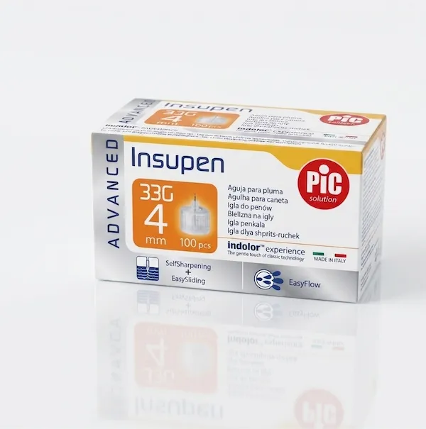 Pic Solution Insupen 胰島素針頭 33G x 4mm